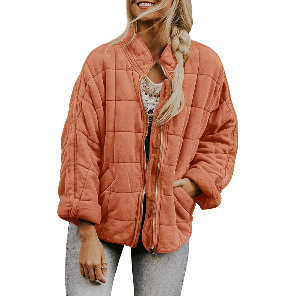 Jordana - Weit geschnittene Daunenjacke mit Taschen für Damen