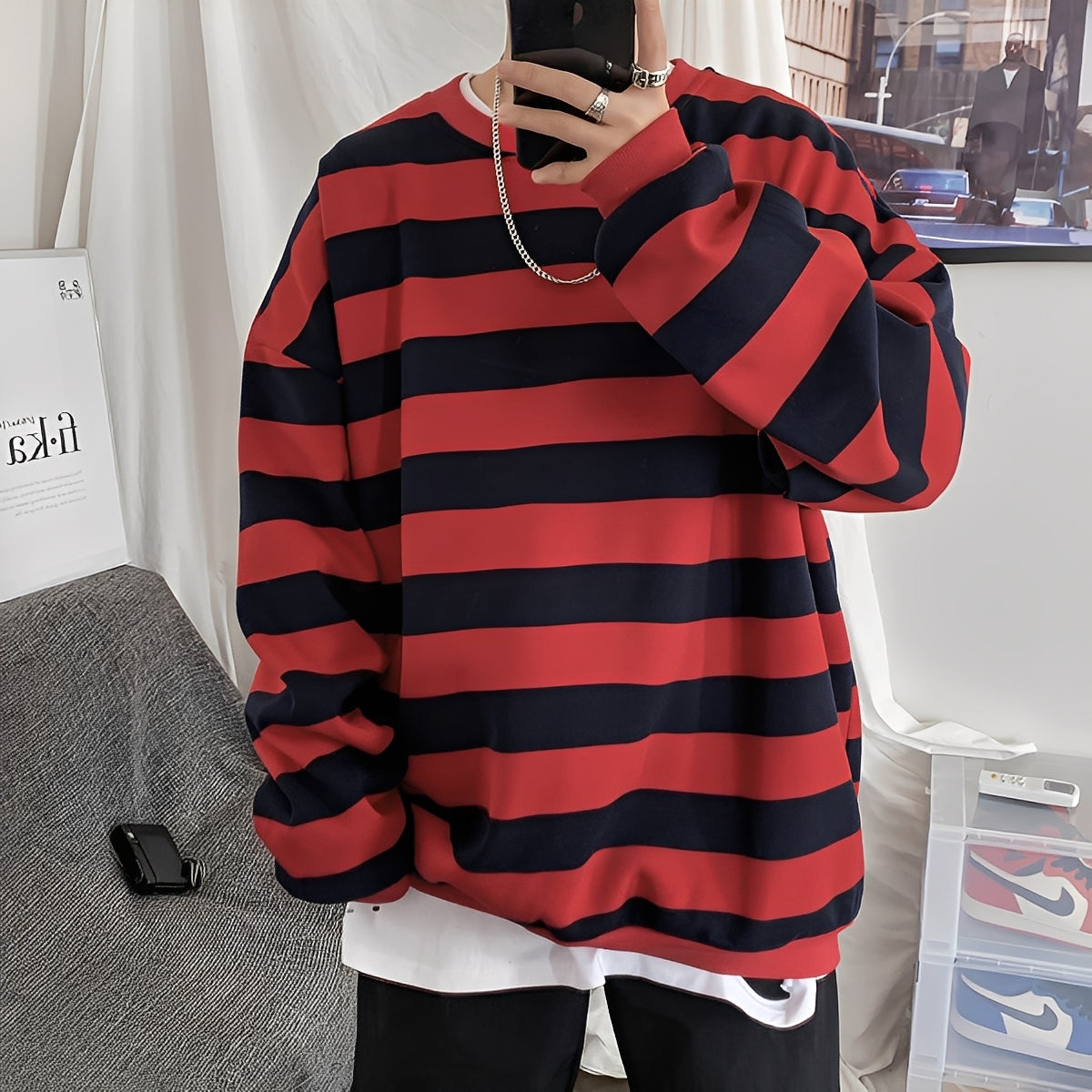 Christian - Komfortabler Herrenpullover mit Streifen
