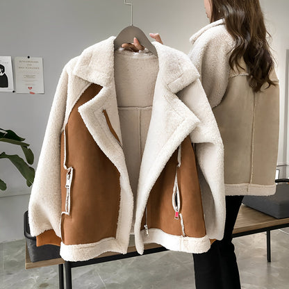 Chloe - Elegante Samtwildlederjacke für Damen