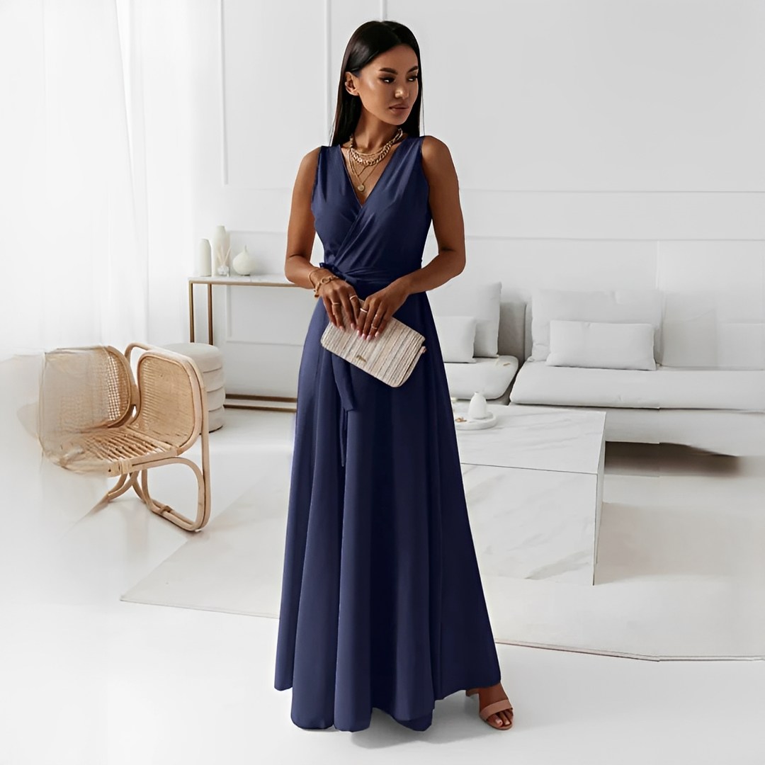 Quiana - Schickes Damenkleid mit V-Ausschnitt