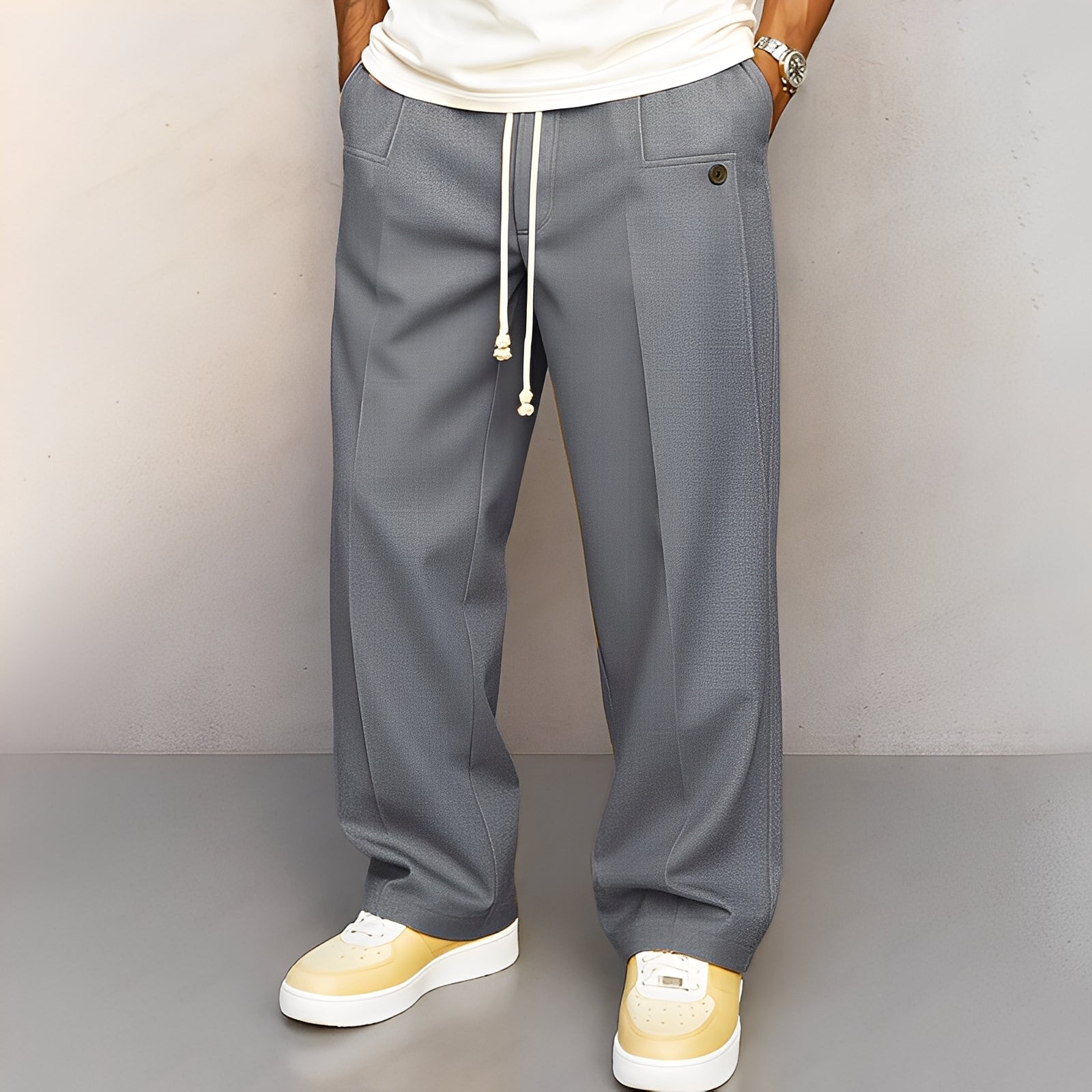 Henri - Bequeme Herrenhose mit Kordelzug