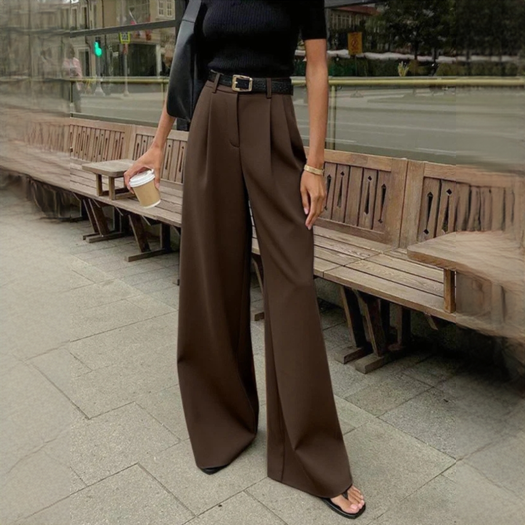 Marlene - Elegante Hose mit weitem Bein