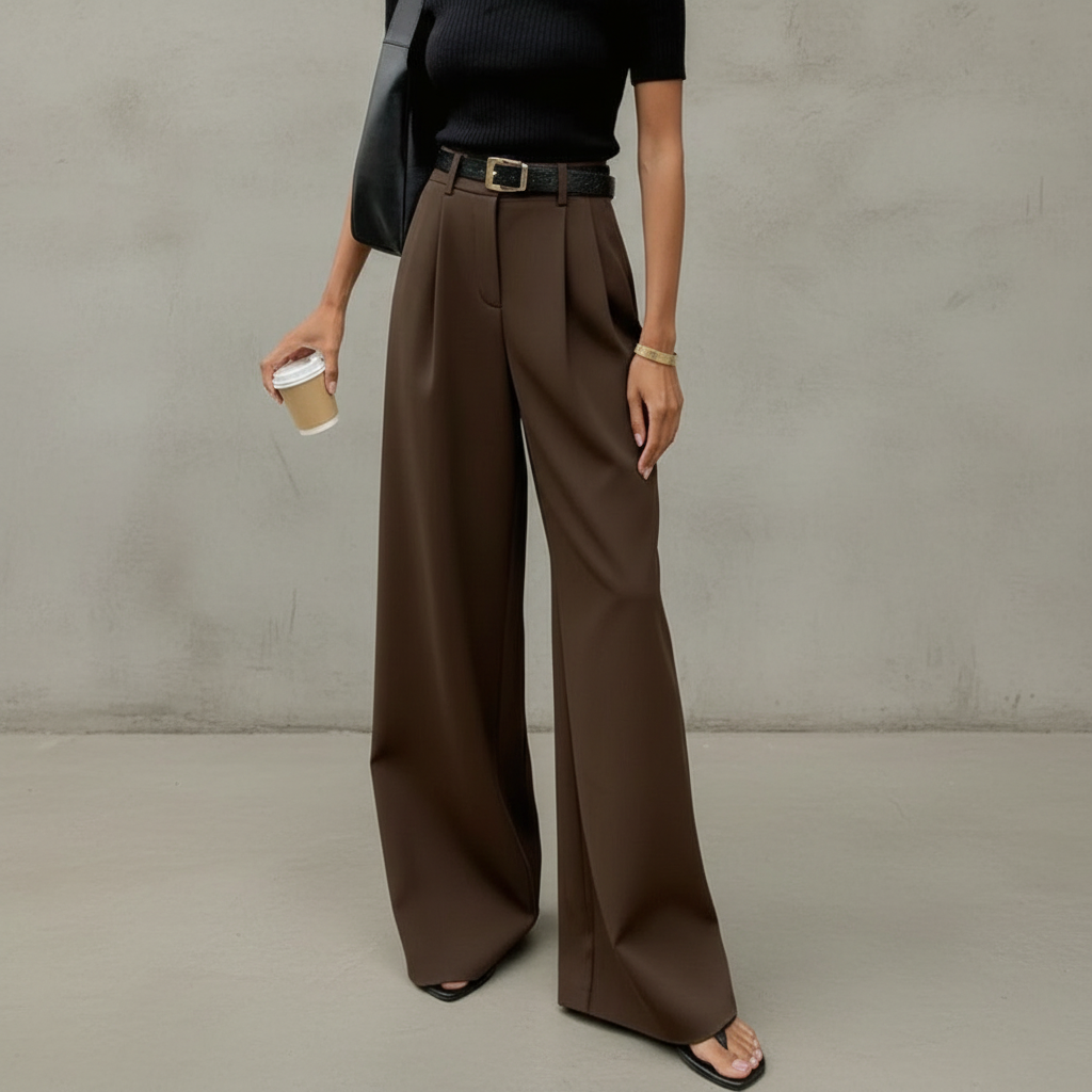 Marlene - Elegante Hose mit weitem Bein