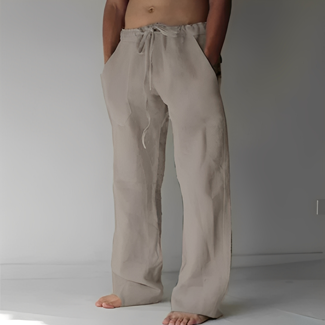 Kirk - Weite Hose mit modischer Kordel für Herren