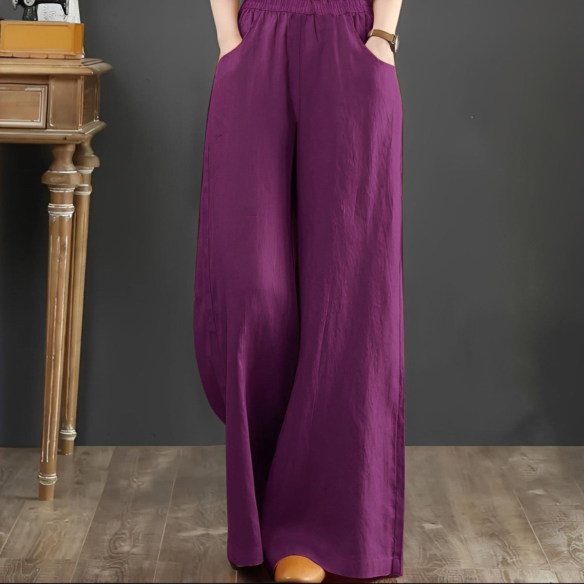 Dorothy - Bequeme Hose mit weitem Bein für Frauen