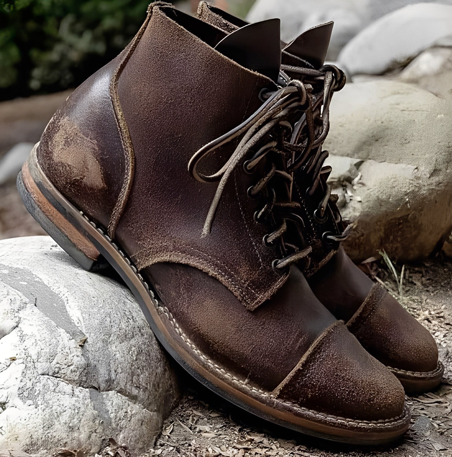Garrick - Leichte Schnürstiefeletten