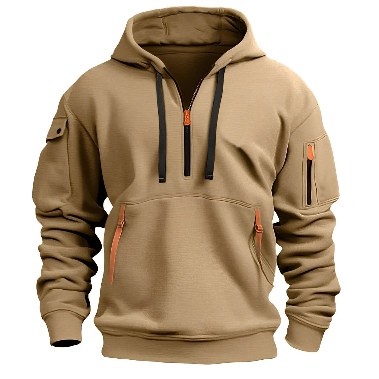 Burton - Stilvoller Hoodie mit halbem Reißverschluss