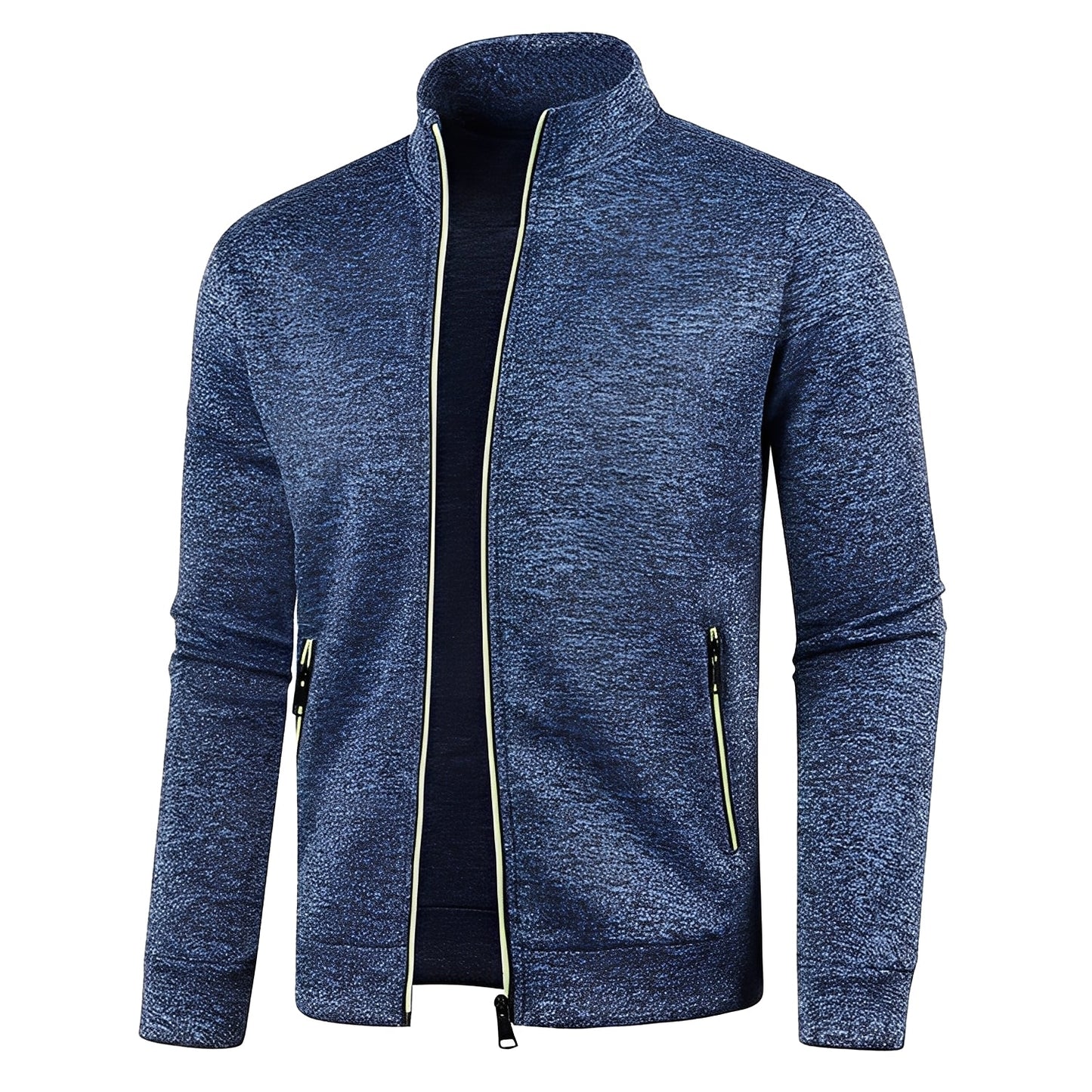Clayton - Bequemer Herrenfleecepullover mit Reißverschluss
