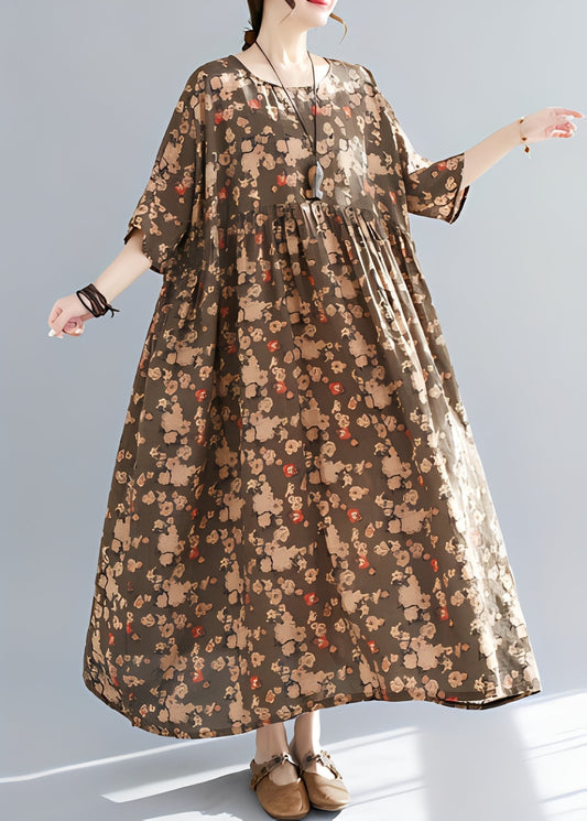 Mariam - Elegantes und lockeres Kleid mit weitem Saum für Frauen