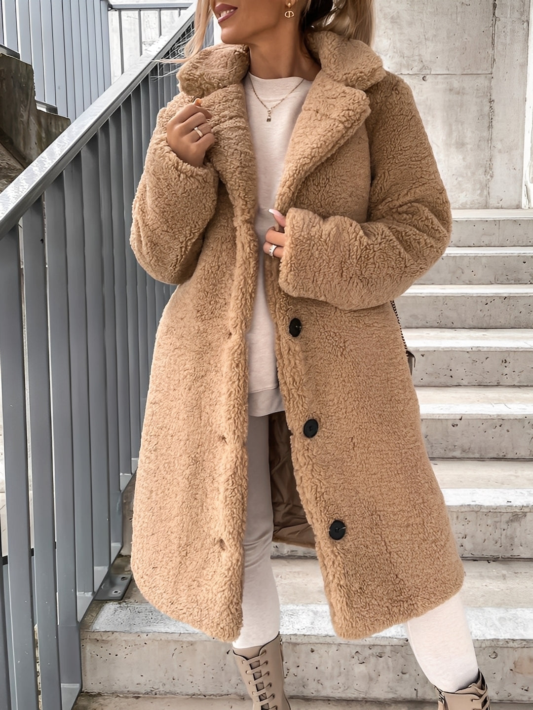 Susanne - Modische, warme Damen-Fleecejacke