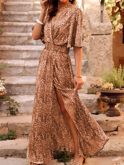 Rina - Elegantes, fließendes Damenkleid