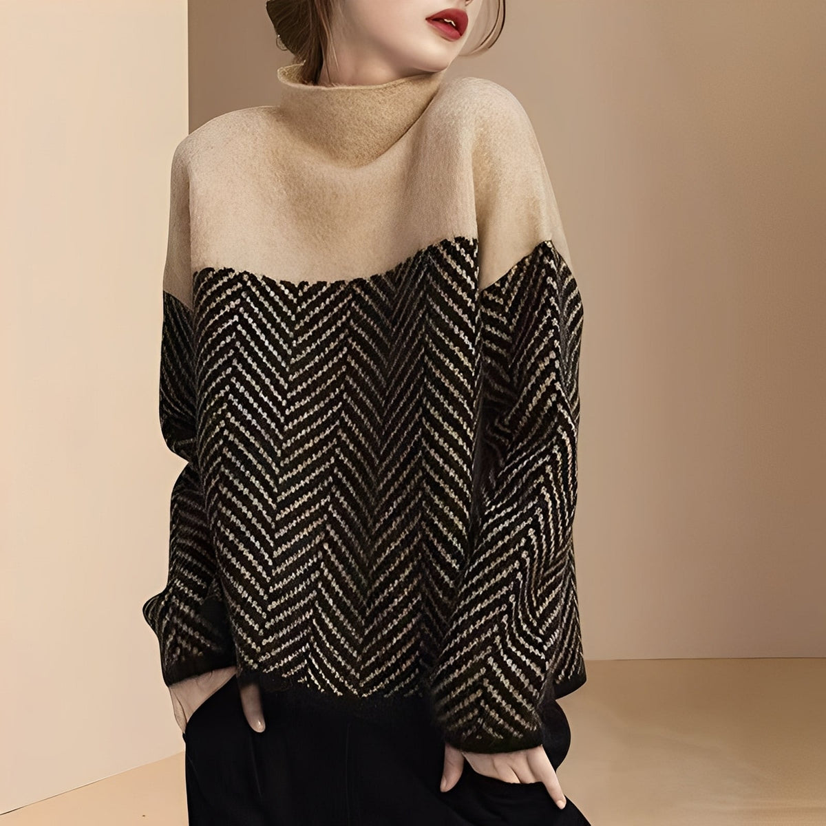 Maryann - Stilvoller und gemütlicher Rollkragenpullover