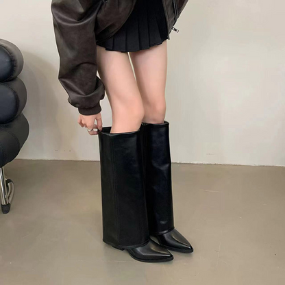 Wynne - Damenstiefeletten mit breitem Blockabsatz