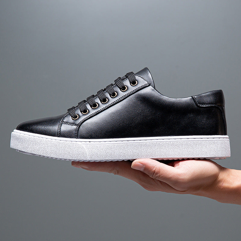 Daniel - Moderner Sneaker aus gebürstetem Leder für Herren