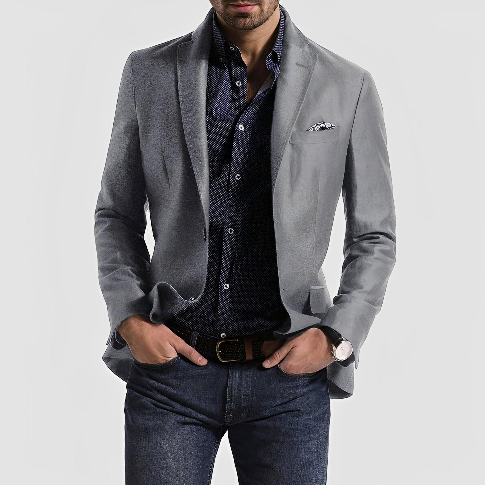 George - Stilvoll geschnittener Herrenblazer mit Zweiknopfdetail