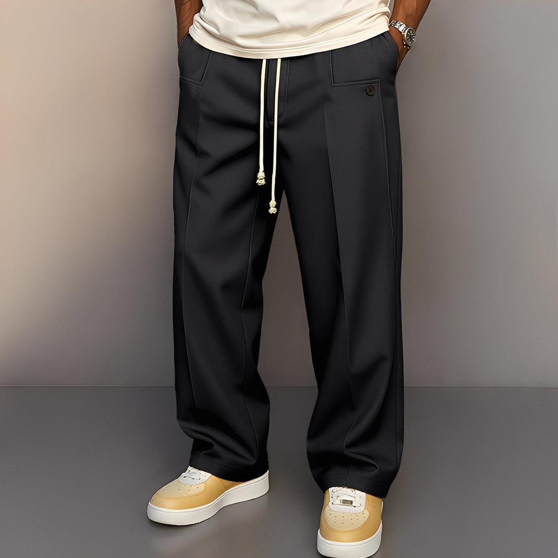 Henri - Bequeme Herrenhose mit Kordelzug