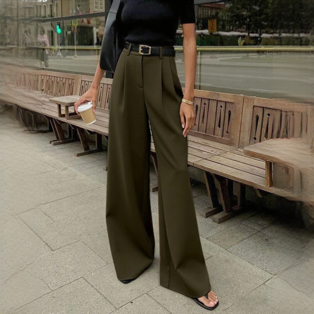 Marlene - Elegante Hose mit weitem Bein