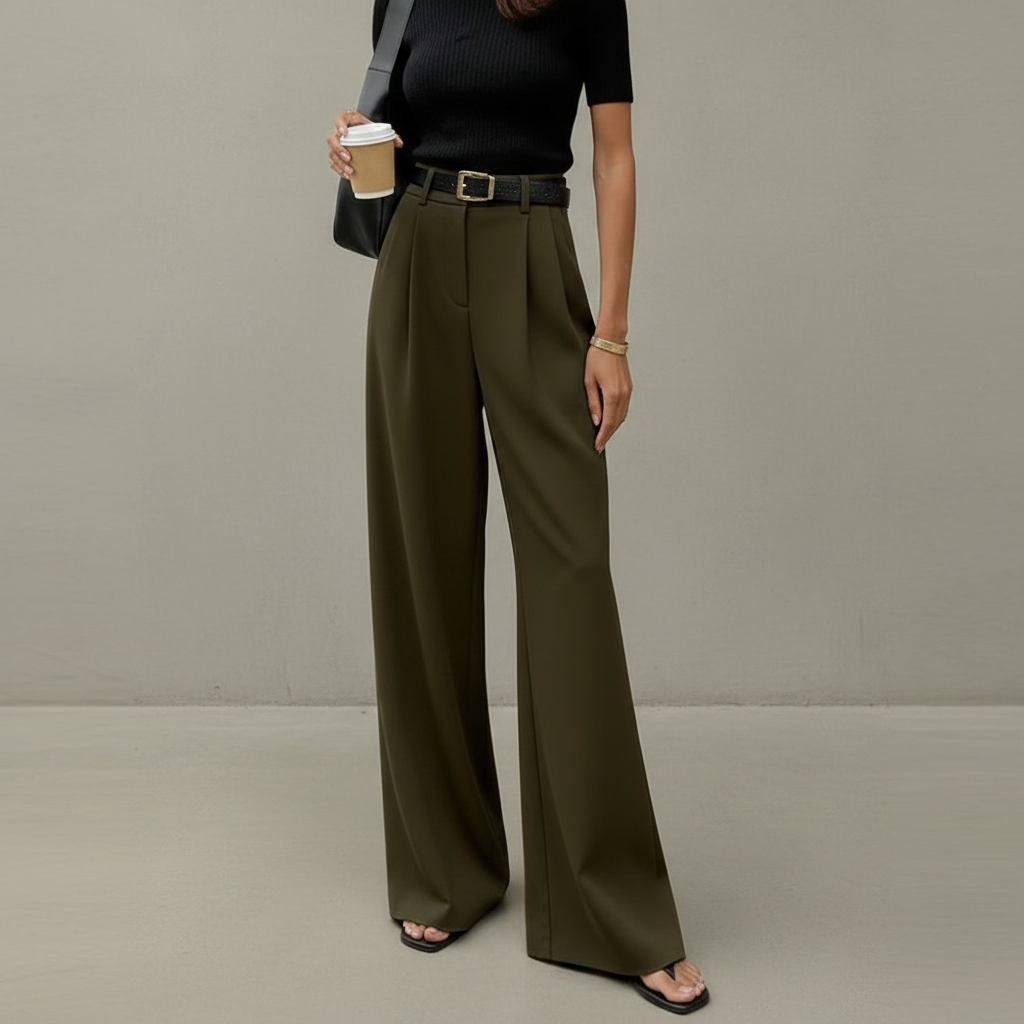 Marlene - Elegante Hose mit weitem Bein