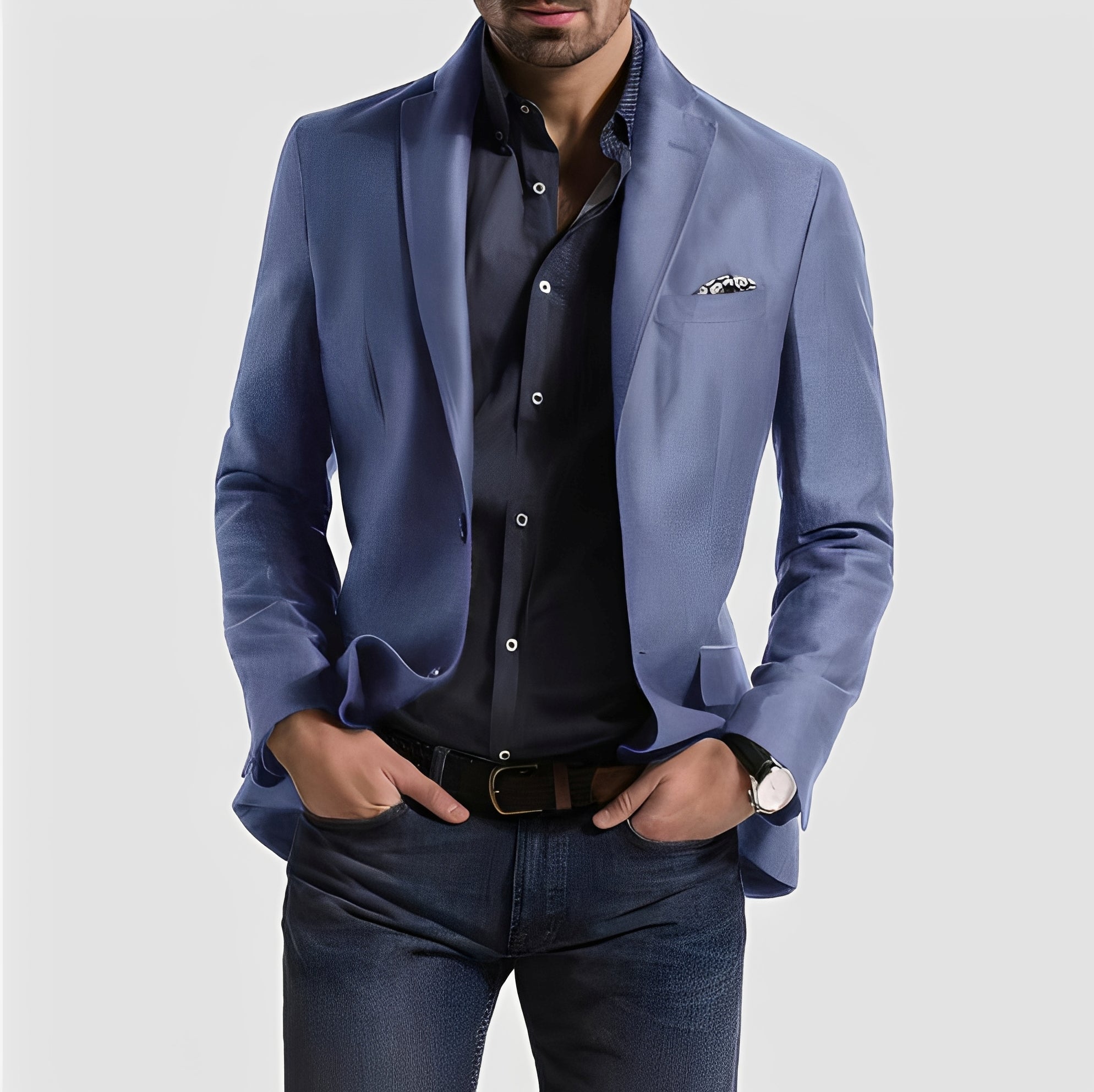 George - Stilvoll geschnittener Herrenblazer mit Zweiknopfdetail