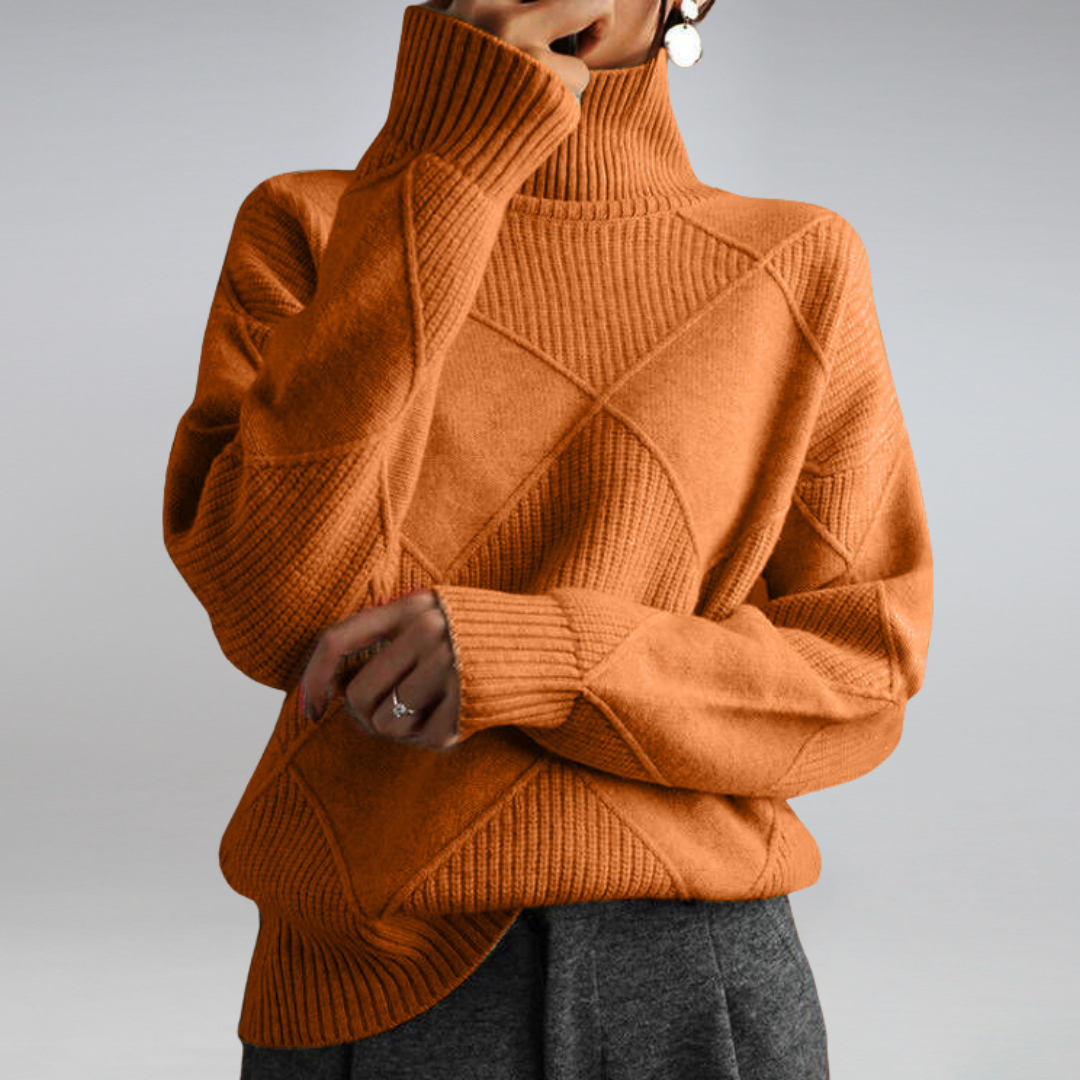 Camille - Eleganter Rollkragenpullover
