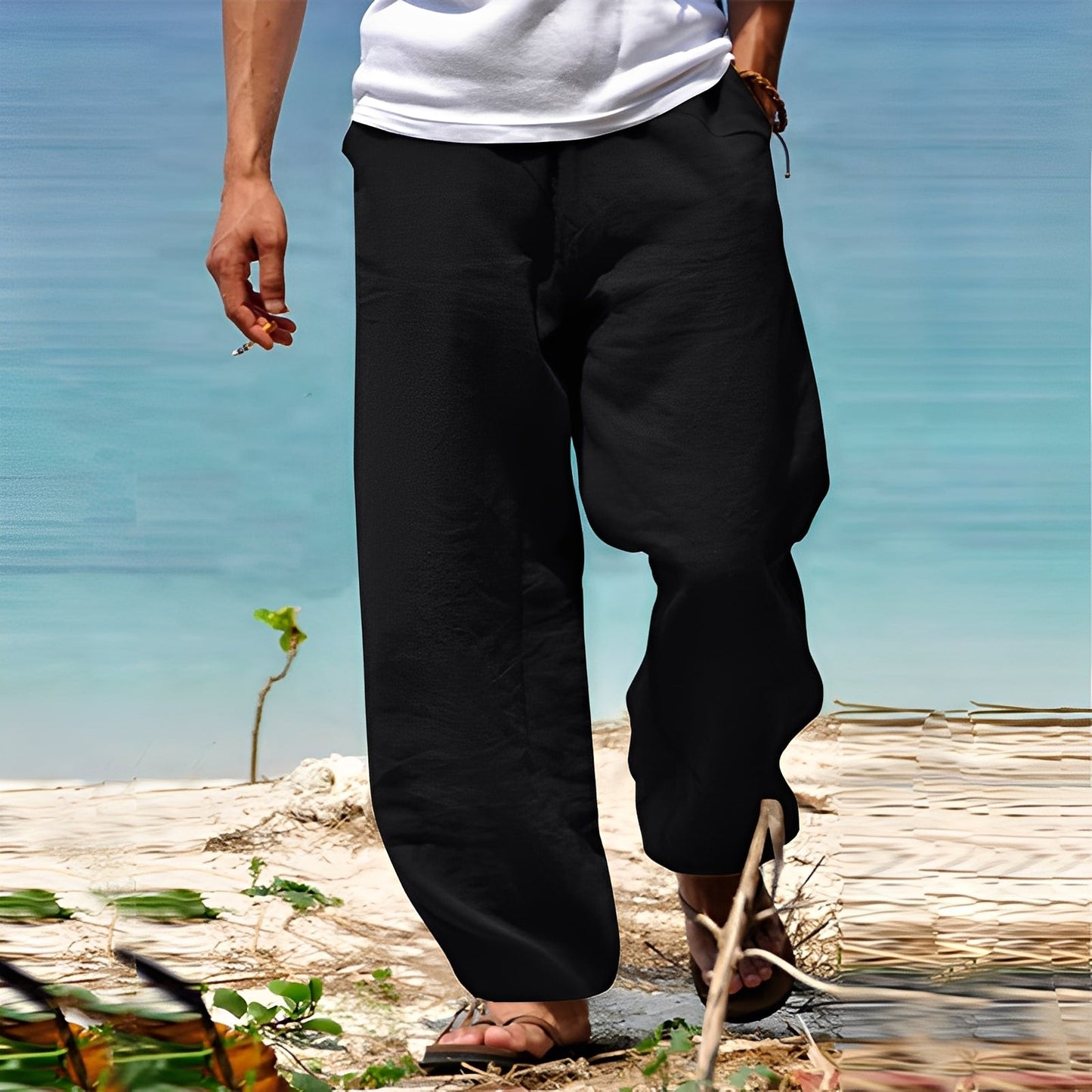 Milan - Komfortable Herren-Leinenhose