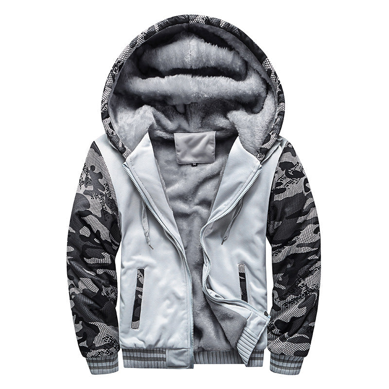Russell - Stilvolle Samtjacke für Herren mit Kapuze