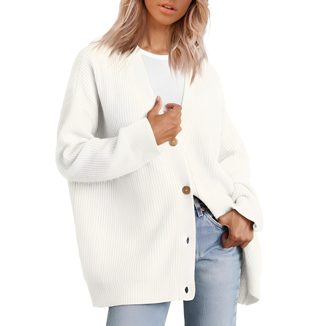 Christal - Warmer Pullover in legerer Passform