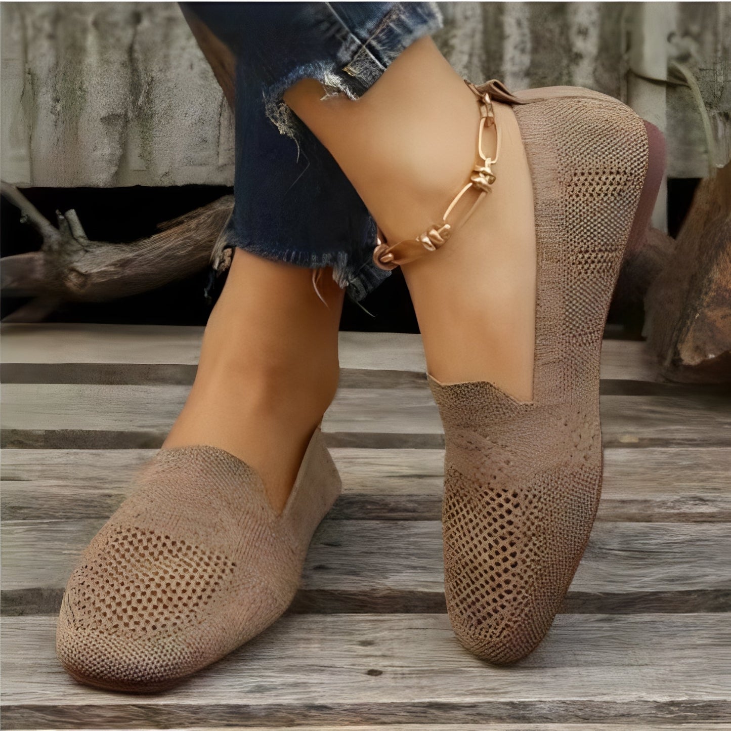 Joanna - Damenfreizeitschuhe mit rutschfester Sohle