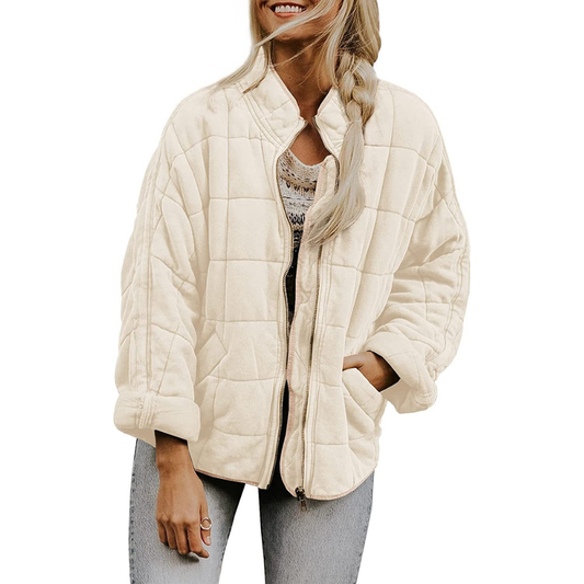 Jordana - Weit geschnittene Daunenjacke mit Taschen für Damen