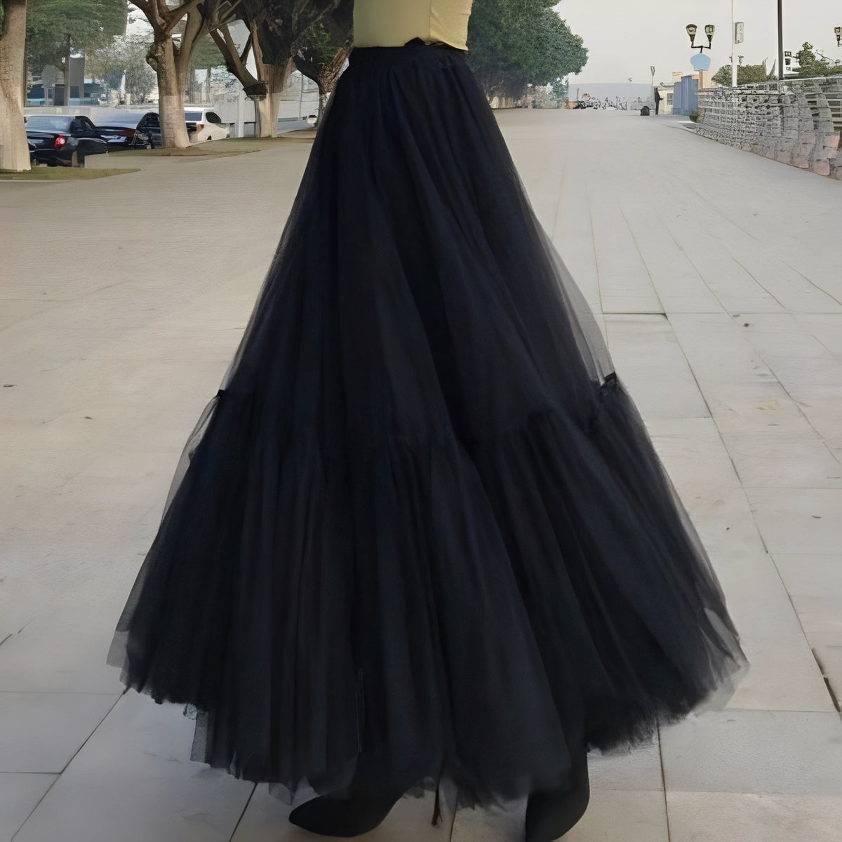 Madeline - Eleganter Volantrock für Frauen