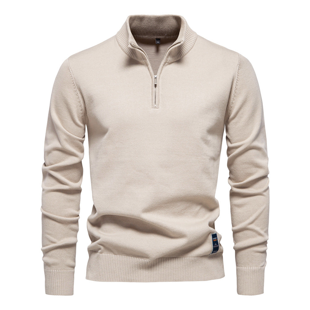 Caelum - Bequemer Slim-Fit-Strickpullover für Herren
