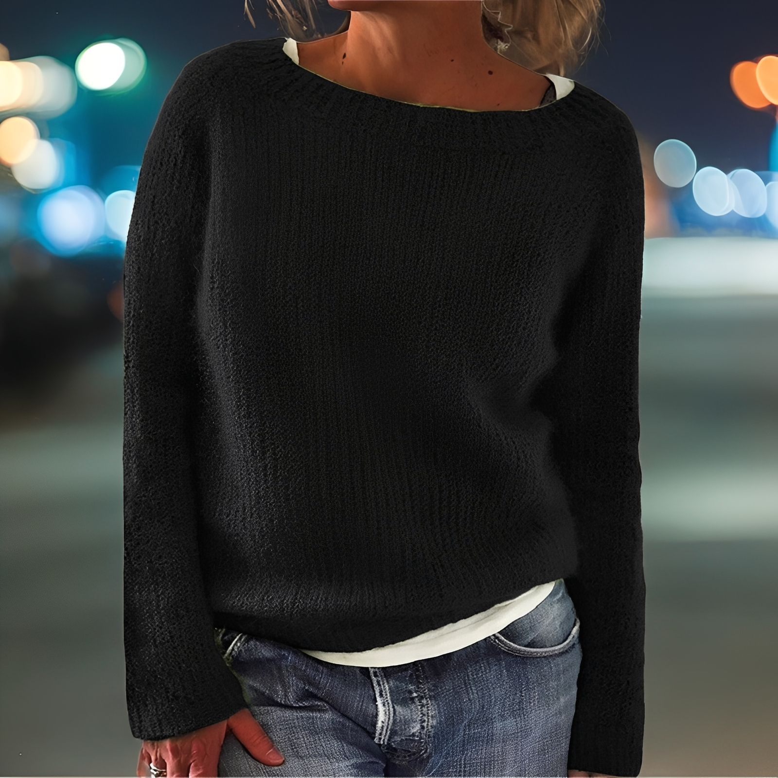 Abeeha - Damenpullover mit angenehmer Passform