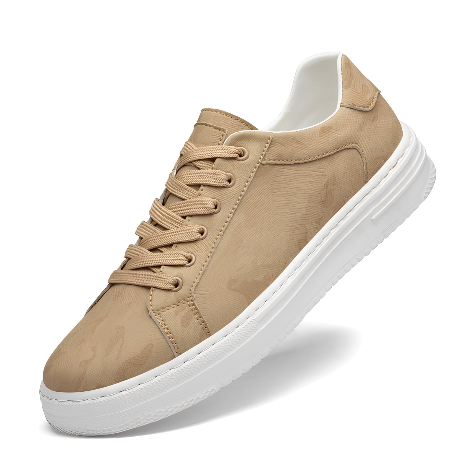 Ronan - Klassische Herrensneaker aus Leder und Canvas