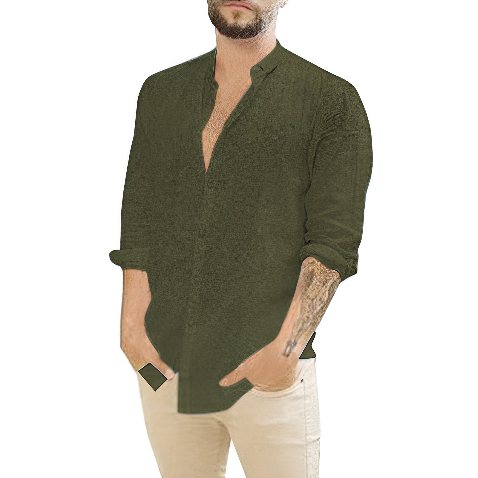 Johnny - Herrenhemd mit schlichter Knopfleiste