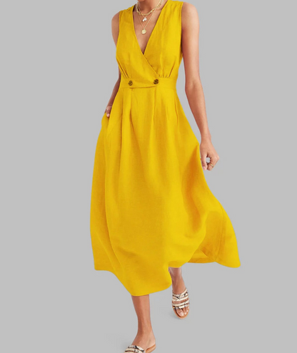 Ärmelloses Damen-Maxikleid