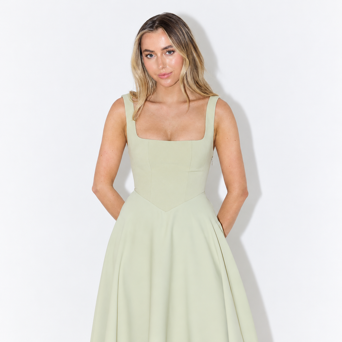 Melisa - Midi Kleid Damen, Stilvoll & Vielseitig