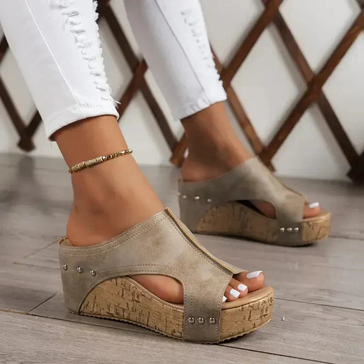 Luna - Orthopädische Plateau-Sandalen mit trendigem Stil