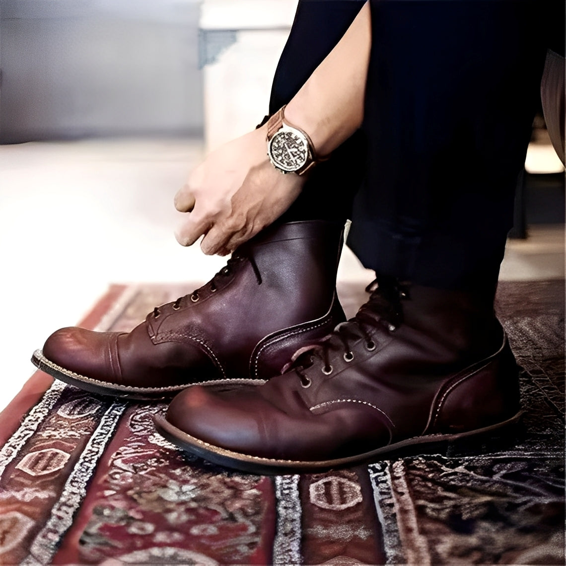 Garrick - Leichte Schnürstiefeletten