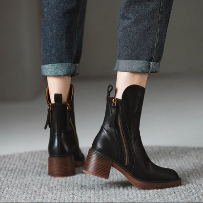 Rosie - Modische Damenstiefeletten mit Reißverschluss