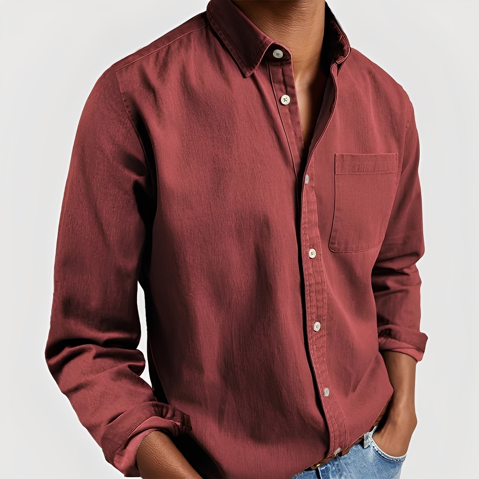 Gauvain - Elegantes Herren-Langarmhemd