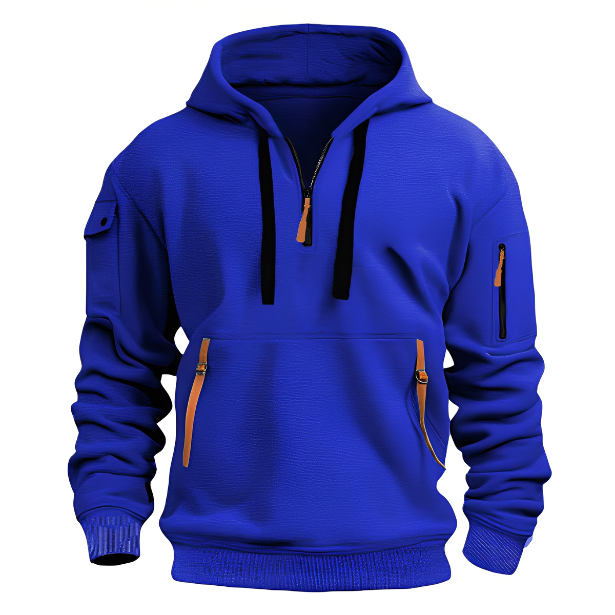 Paxton - Komfortable Hoodie-Jacke mit halbem Reißverschluss