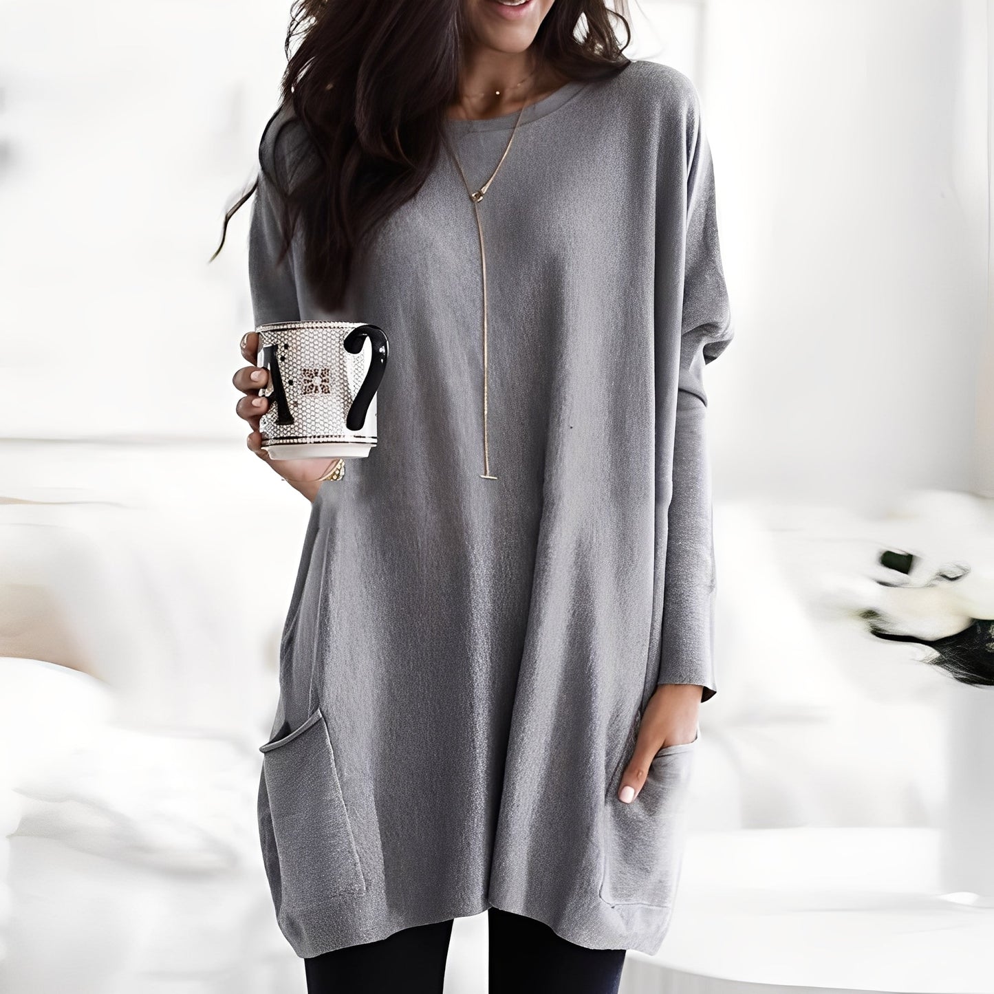 Diane - Eleganter Damenpullover mit langen Ärmeln