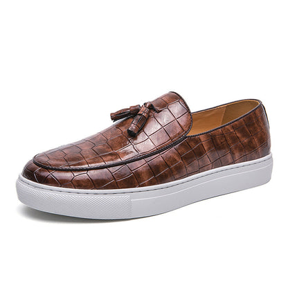 Steven - Modische Leder-Slipper für Männer