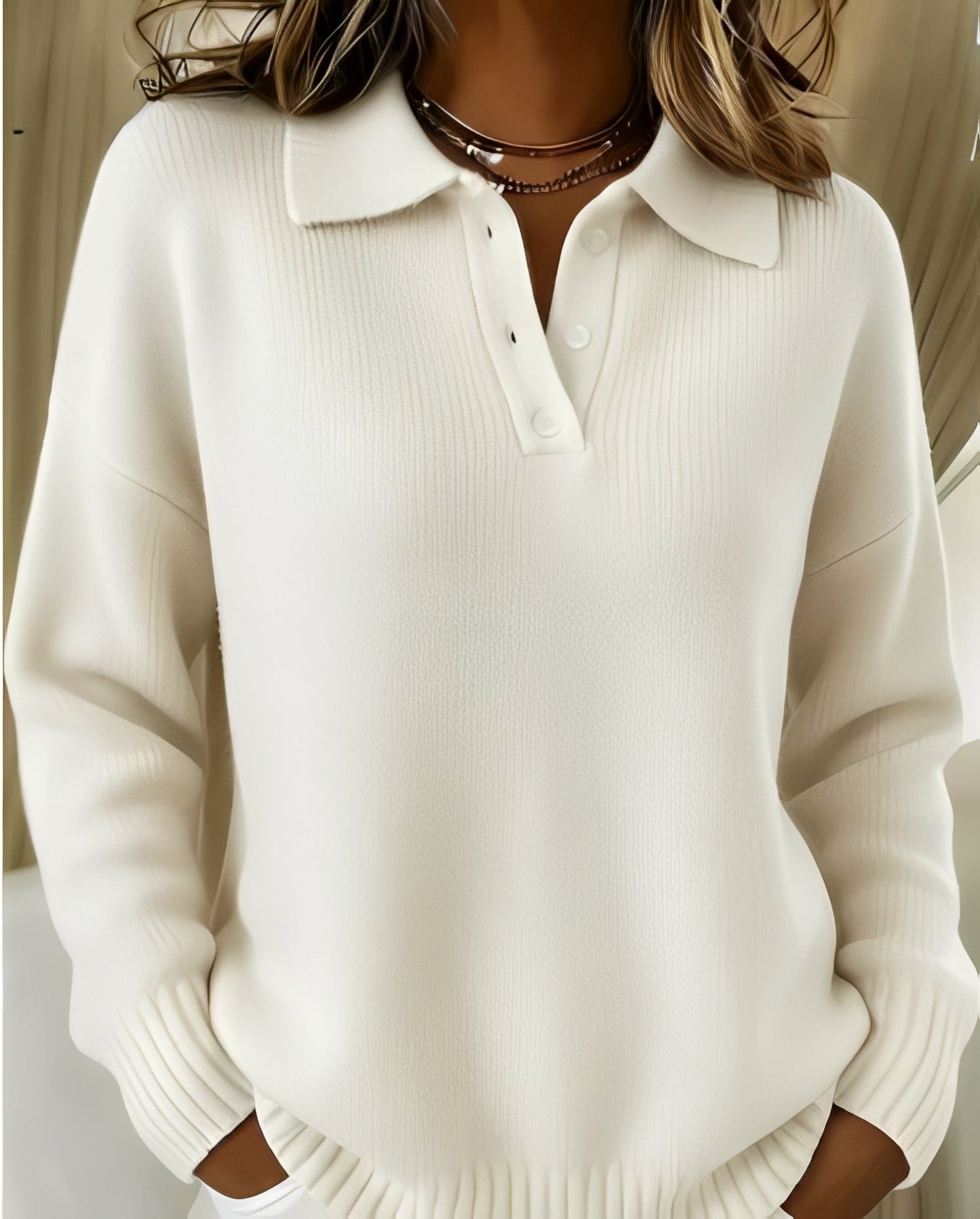 Yancy - Eleganter Damen-Cardigan mit weiter Passform