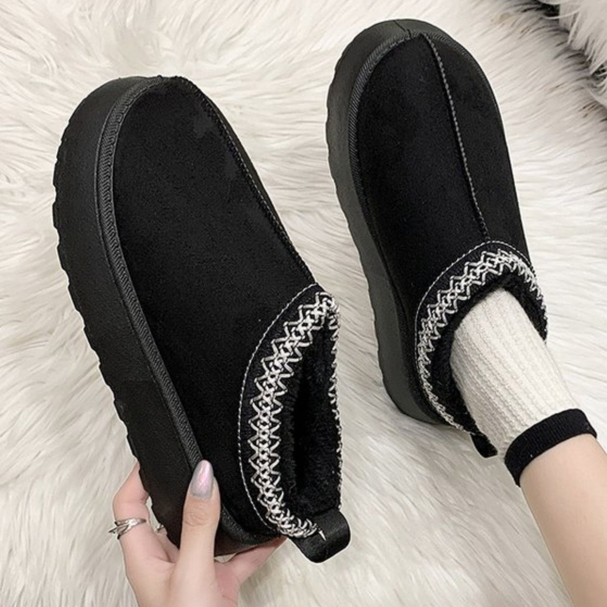 Audrey - Komfortable und kuschelige Winterstiefel
