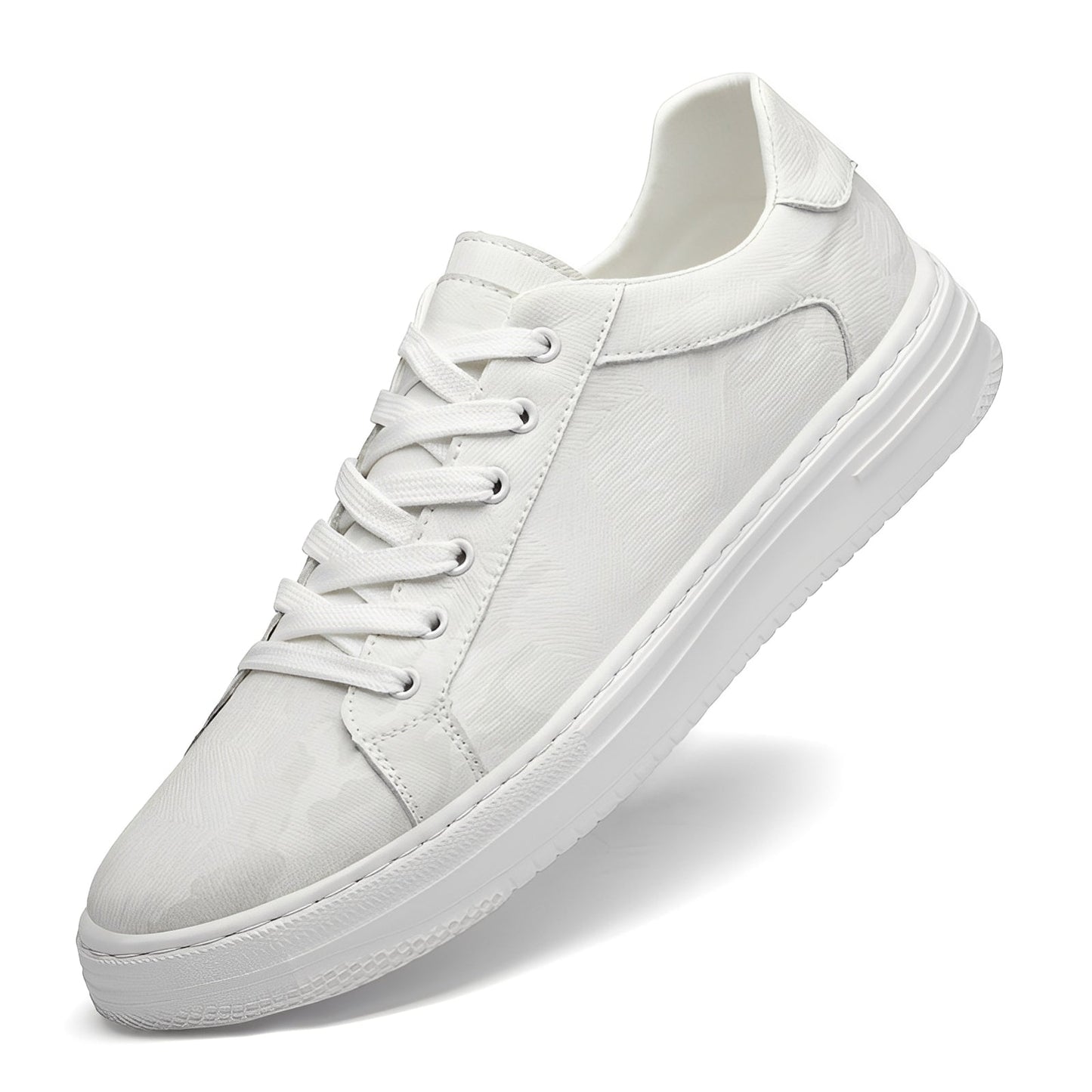 Ronan - Klassische Herrensneaker aus Leder und Canvas