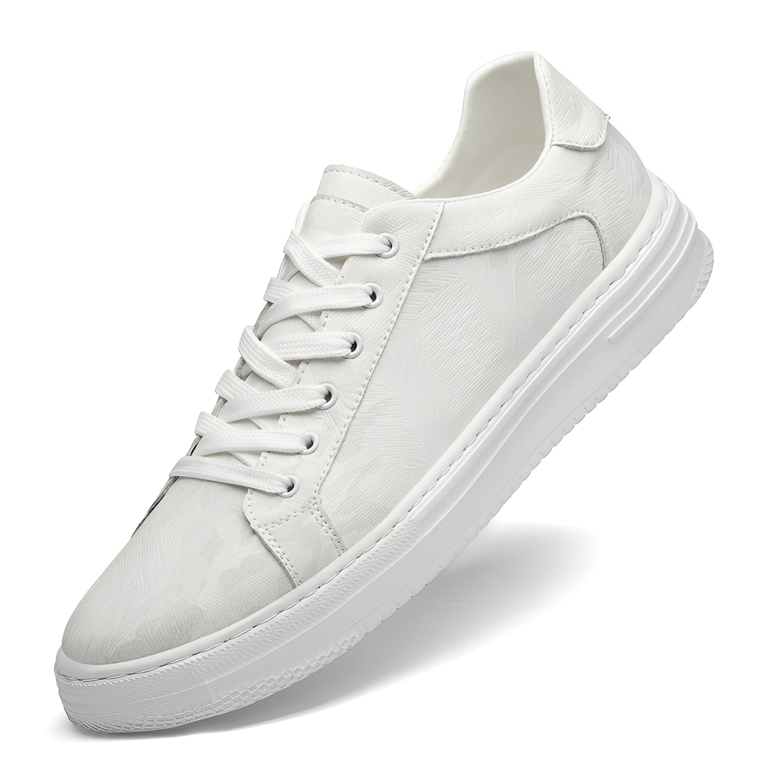Ronan - Klassische Herrensneaker aus Leder und Canvas