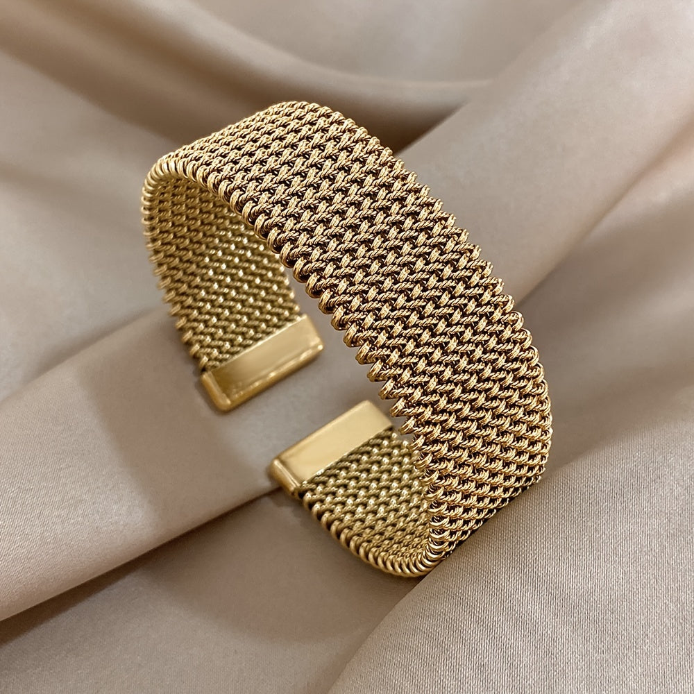 Raya – Pulsera aus Titanstahl mit graviertem Kabel