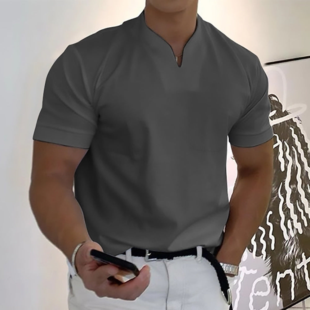 Jason - Kurzärmeliges Business-Fitness-Hemd für Herren