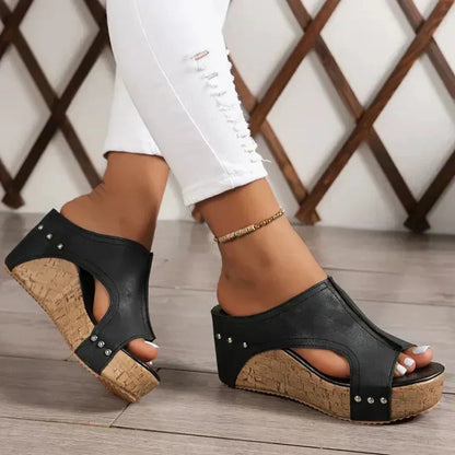 Luna - Orthopädische Plateau-Sandalen mit trendigem Stil